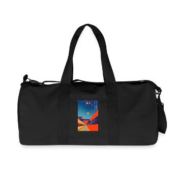 Abstract art - Recycled Canvas Sports Bag by Stanley/Stella - black - Front