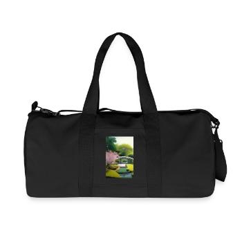 Chinese Zen Garden - Recycled Canvas Sports Bag by Stanley/Stella - black - Front