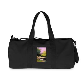Chinese Zen Garden - Recycled Canvas Sports Bag by Stanley/Stella - black - Front