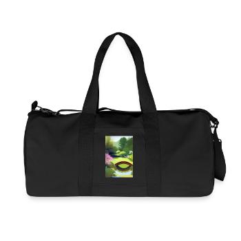 Chinese Zen Garden - Recycled Canvas Sports Bag by Stanley/Stella - black - Front
