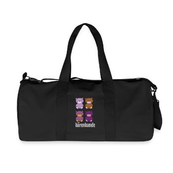 bärenbande - Recycelte Canvas-Sporttasche von Stanley/Stella - Schwarz - Vorne
