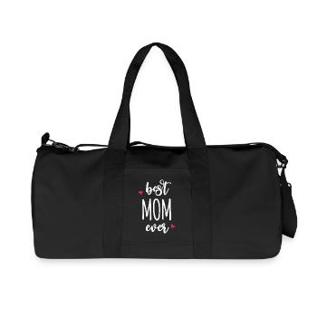Beste Mutter aller Zeiten - Recycelte Canvas-Sporttasche von Stanley/Stella - Schwarz - Vorne