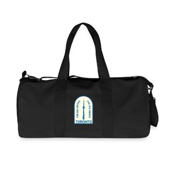 Toronto CNTower Big Smoke - Recycelte Canvas-Sporttasche von Stanley/Stella - Schwarz - Vorne