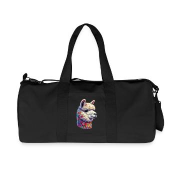 Alpaca - Recycled Canvas Sports Bag by Stanley/Stella - black - Front