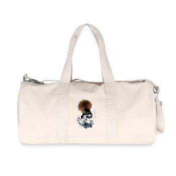 Wiesnskull avec lunettes - Sac de sport en toile recyclée Stanley/Stella - blanc naturel - Devant