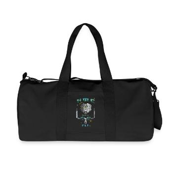 Kitesurf pilot - Recycled Canvas Sports Bag by Stanley/Stella - black - Front