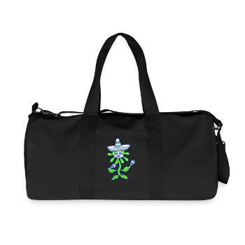 Mexique Culture Fleur Danse Hochet Hâle Musique Fun - Sac de sport en toile recyclée Stanley/Stella - noir - Devant
