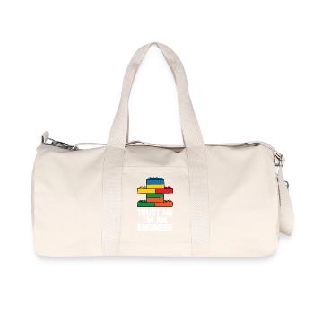 Brick Builder Spielzeug Blöcke Klemmblöcke Steine Steine - Recycelte Canvas-Sporttasche von Stanley/Stella - Naturweiß - Vorne