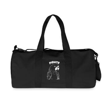Pirate - Recycled Canvas Sports Bag by Stanley/Stella - black - Front