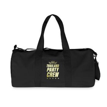 Thailand Party Crew Gold - Recycled Canvas Sports Bag by Stanley/Stella - black - Front