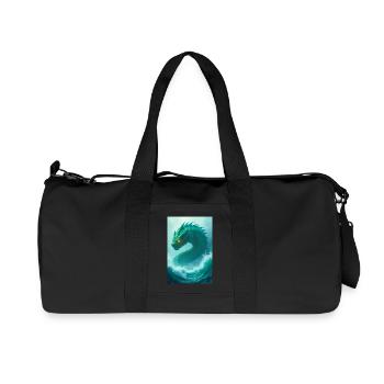 Énorme serpent encerclant le monstre de Midgard - Sac de sport en toile recyclée Stanley/Stella - noir - Devant