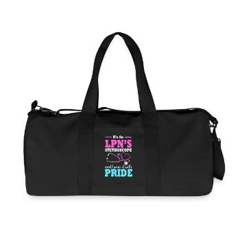 Nurse Nurse - Recycled Canvas Sports Bag by Stanley/Stella - black - Front