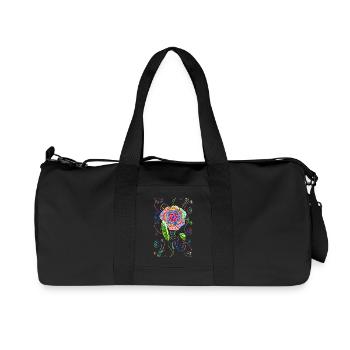 Flower - Recycled Canvas Sports Bag by Stanley/Stella - black - Front