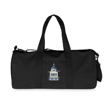 of Justice - Recycled Canvas Sports Bag by Stanley/Stella - black - Front