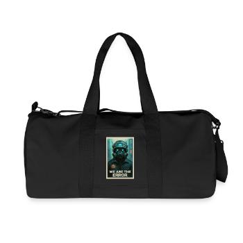 NOUS SOMMES L’ERREUR - Sac de sport en toile recyclée Stanley/Stella - noir - Devant