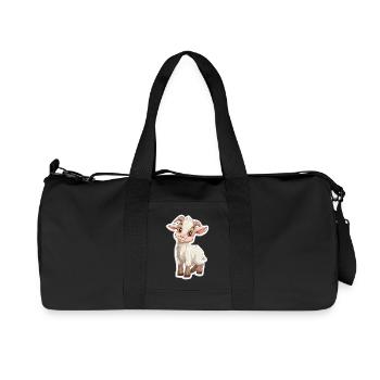 Chèvre - Sac de sport en toile recyclée Stanley/Stella - noir - Devant