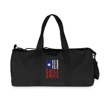 La fierté chilienne, j’aime le Chili - Sac de sport en toile recyclée Stanley/Stella - noir - Devant