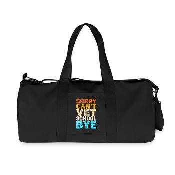 Vétérinaire Médecine vétérinaire Vétérinaire - Sac de sport en toile recyclée Stanley/Stella - noir - Devant