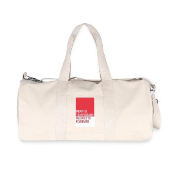 Fear passes - pride remains - Recycled Canvas Sports Bag by Stanley/Stella - natural - Front