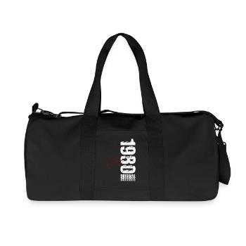 45ème Anniversaire Original Octobre Millésime 1980 - Sac de sport en toile recyclée Stanley/Stella - noir - Devant