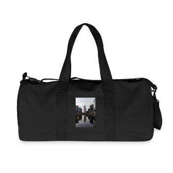 Urban Reflection - Recycled Canvas Sports Bag by Stanley/Stella - black - Front