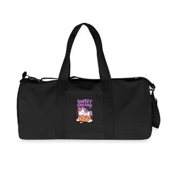 Sweet Dreams Cookie Licorne - Sac de sport en toile recyclée Stanley/Stella - noir - Devant