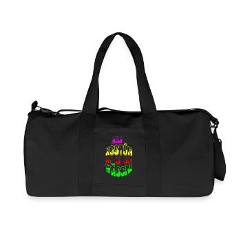Mon costume est dans la tenue de carnaval de blanchisserie - Sac de sport en toile recyclée Stanley/Stella - noir - Devant