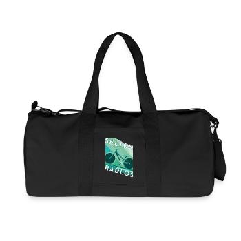 Rarement sans roues – Affiche audacieuse : Pédale de frappe - Sac de sport en toile recyclée Stanley/Stella - noir - Devant