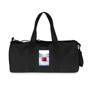 Dons du Grand Nord - Mors - Sac de sport en toile recyclée Stanley/Stella - noir - Devant