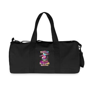 Parkour Only The Strong Survive - Recycled Canvas Sports Bag by Stanley/Stella - black - Front