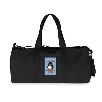Argent vin Tout va bien - Sac de sport en toile recyclée Stanley/Stella - noir - Devant