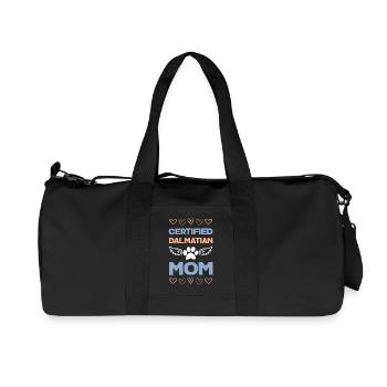 Certified Dalmatian mom - Recycled Canvas Sports Bag by Stanley/Stella - black - Front