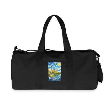 Zaragoza Spain - Recycelte Canvas-Sporttasche von Stanley/Stella - Schwarz - Vorne