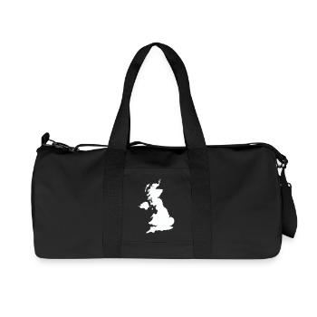 england_country - Recycled Canvas Sports Bag by Stanley/Stella - black - Front