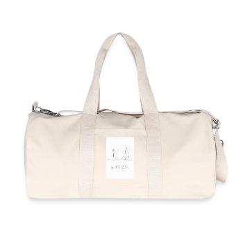 Gerichtssaal Wortspiel Minimalistisch - Recycelte Canvas-Sporttasche von Stanley/Stella - Naturweiß - Vorne