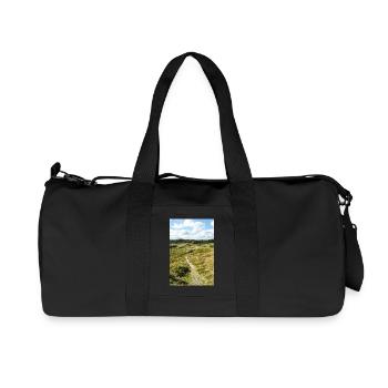 Sentier des Dunes à Søndervig, Danemark - Sac de sport en toile recyclée Stanley/Stella - noir - Devant