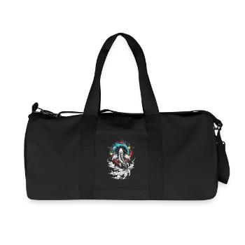 Koi ⭐ céleste - Sac de sport en toile recyclée Stanley/Stella - noir - Devant