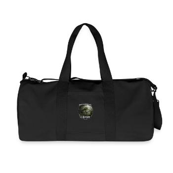 Da leck mich doch am Barsch – Flussbarsch | Angler - Recycelte Canvas-Sporttasche von Stanley/Stella - Schwarz - Vorne