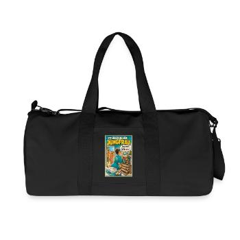 SternzeichenJungfrau - Ordnung trifft Urlaubshumor - Recycelte Canvas-Sporttasche von Stanley/Stella - Schwarz - Vorne
