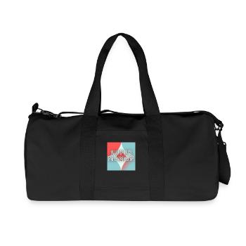FÊTE DES MÈRES,BONNE FÊTE MAMAN,MAMAN,JE T'AIME - Sac de sport en toile recyclée Stanley/Stella - noir - Devant