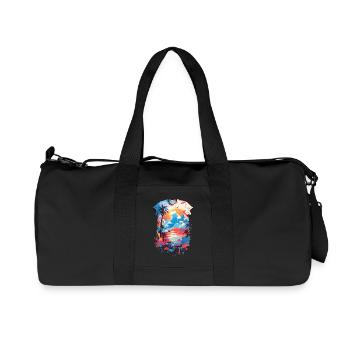 Chemise des Caraïbes - Sac de sport en toile recyclée Stanley/Stella - noir - Devant