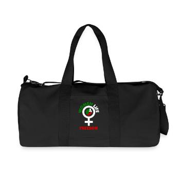Women life freedom - Sac de sport en toile recyclée Stanley/Stella - noir - Devant