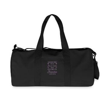 Lustige Friseurin Sprüche - Recycelte Canvas-Sporttasche von Stanley/Stella - Schwarz - Vorne