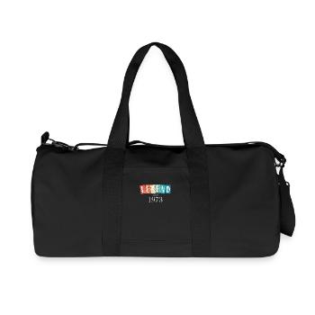 Birthday a legend was born in 1973 - Recycled Canvas Sports Bag by Stanley/Stella - black - Front