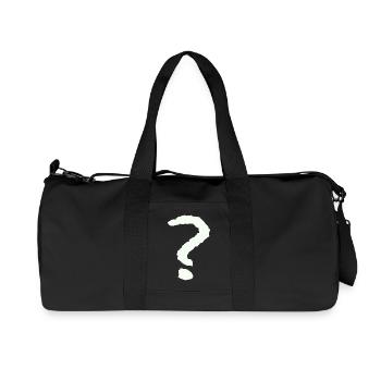 Points d’interrogation - Sac de sport en toile recyclée Stanley/Stella - noir - Devant