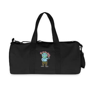 Sweet tooth Candy Bonbons Délicieux dessert - Sac de sport en toile recyclée Stanley/Stella - noir - Devant