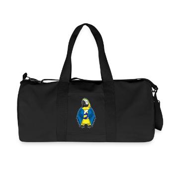 Perroquet Volley-ball Joueur Volley-ball - Sac de sport en toile recyclée Stanley/Stella - noir - Devant