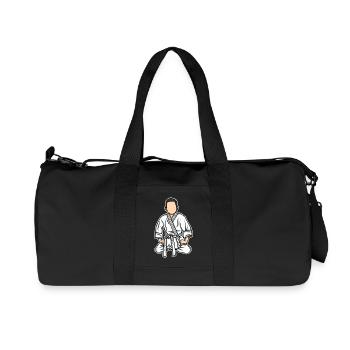 Lustiges Judo Kind - Recycelte Canvas-Sporttasche von Stanley/Stella - Schwarz - Vorne