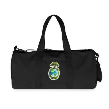 Terre Mère - Sac de sport en toile recyclée Stanley/Stella - noir - Devant