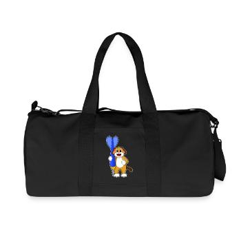 Fléchette de chien - Sac de sport en toile recyclée Stanley/Stella - noir - Devant